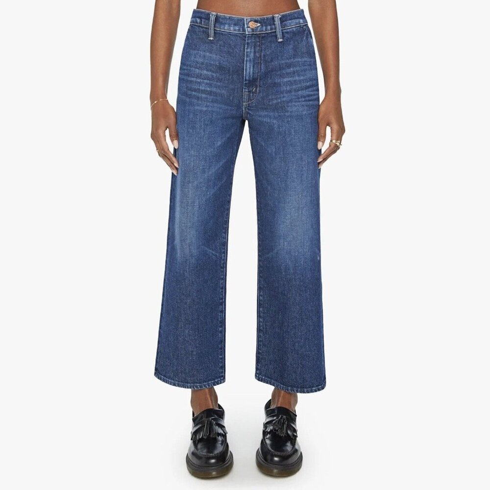 MOTHER The Dodger Prep Ankle Jeans in Dark Wash Yee Haw Women’s Size 26